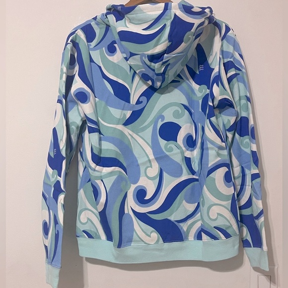 Hill House The Allie Zip-Up in Ocean Kaleidoscope Small - Picture 12 of 12